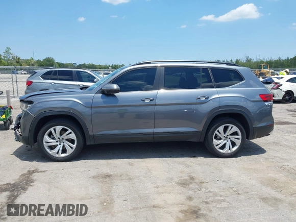 2021 Volkswagen Atlas SE with VIN 1V2HR2CA9MC585740, listed as a IAAI auction lot 42279757 with 64,995 mi miles and . Bid and sale history available at DreamBid. Image 14.