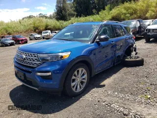 2023 Ford Explorer Limited z VIN 1FMSK8FH5PGB41352, wystawiony jako Copart lot #53406155 z przebiegiem 25 612 mil mil oraz Szkoda całkowita • Salvage title. Historia ofert i sprzedaży dostępna na DreamBid. Obrazek 1.