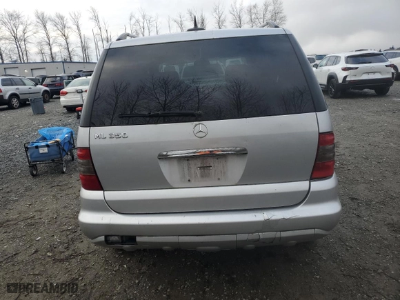 2005 Mercedes-Benz M-Class 3.7L with VIN 4JGAB57E35A541490, listed as a Copart auction lot 43761635 with 0 mi miles and Salvage Title. Bid and sale history available at carsss.com. Image 6.