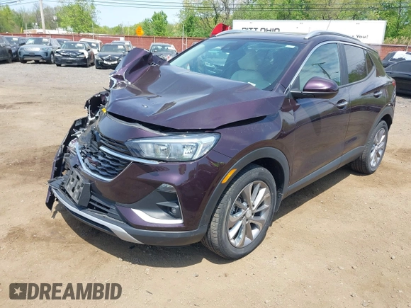 2021 Buick Encore GX Select with VIN KL4MMDSL3MB090477, listed as a IAAI auction lot 42168304 with 46,132 mi miles and . Bid and sale history available at DreamBid. Image 2.