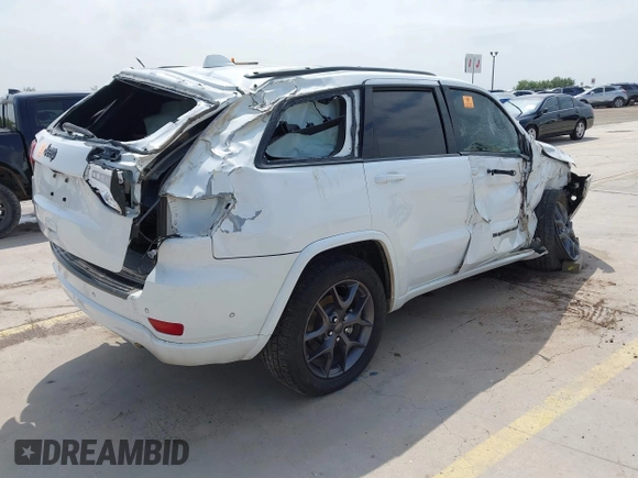2021 Jeep Grand Cherokee Limited z VIN 1C4RJFBG2MC622766, wystawiony jako IAAI lot #42312027 z przebiegiem 61 413 mil mil oraz . Historia ofert i sprzedaży dostępna na DreamBid. Obrazek 4.