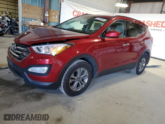 2016 Hyundai Santa Fe z VIN 5XYZU3LB7GG373891, wystawiony jako Copart lot #81058604 z przebiegiem 104 871 mil mil oraz Szkoda całkowita • Salvage title. Historia ofert i sprzedaży dostępna na DreamBid. Obrazek 1.