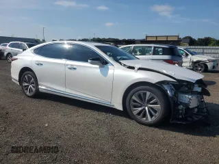 2018 Lexus LS 500 with VIN JTHC51FF9J5004745, listed as a Copart auction lot 62578845 with 63,292 mi miles and Salvage title. Bid and sale history available at DreamBid. Image 4.