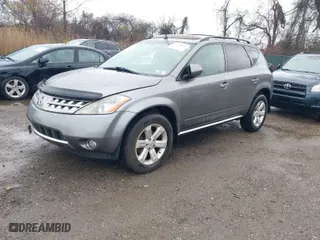 2007 Nissan Murano SL with VIN JN8AZ08W67W600701, listed as a IAAI auction lot 41859713 with 181,443 mi miles. Bid and sale history available at carsss.com. Image 2.