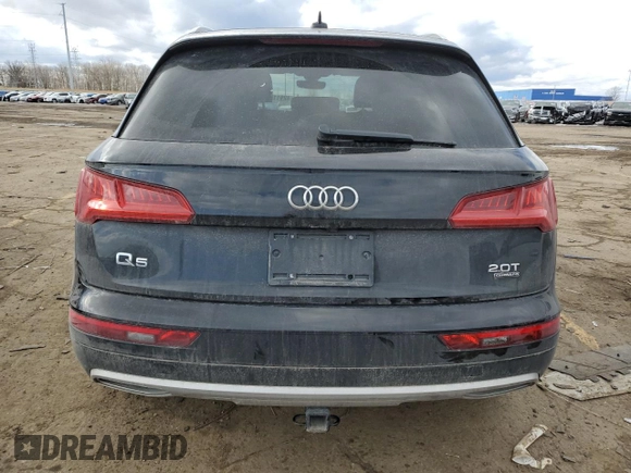 2018 Audi Q5 Premium with VIN WA1ANAFY3J2109111, listed as a Copart auction lot 42911775 with 127,916 mi miles and Clean Title. Bid and sale history available at carsss.com. Image 6.