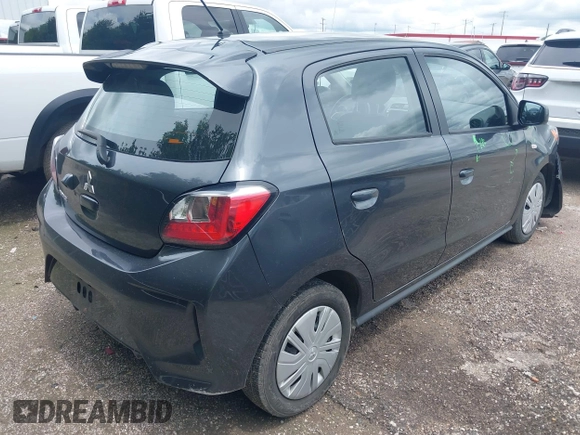 2024 Mitsubishi Mirage ES z VIN ML32AUHJXRH007162, wystawiony jako IAAI lot #42499177 z przebiegiem 24 016 mil mil oraz . Historia ofert i sprzedaży dostępna na DreamBid. Obrazek 4.