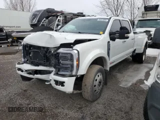 2024 Ford F-450 XL с VIN 1FT8W4DM3REF50203, выставлен на аукционе Copart как лот 46524895 с пробегом 12 182 миль миль и Списание • Salvage title. История ставок и продаж доступна на DreamBid. Изображение 1.