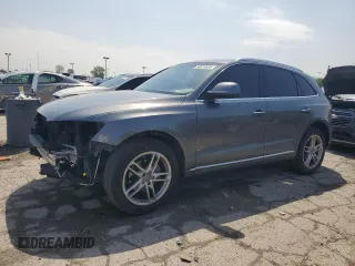 2015 Audi Q5 Premium with VIN WA1CFAFP3FA059238, listed as a Copart auction lot 56014835 with 92,950 mi miles and Salvage title. Bid and sale history available at DreamBid. Image 1.