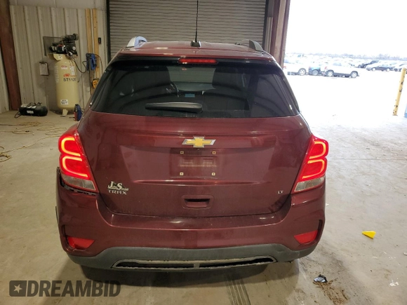 2017 Chevrolet Trax LT with VIN 3GNCJLSB9HL209026, listed as a Copart auction lot 44538705 with 118,931 mi miles and Salvage Title. Bid and sale history available at carsss.com. Image 6.