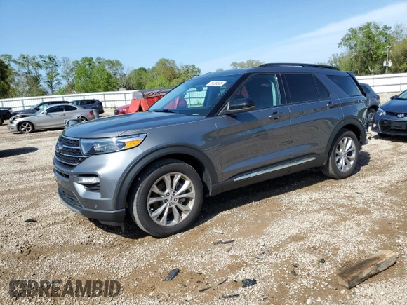 2024 Ford Explorer XLT with VIN 1FMSK7DH1RGA88701, listed as a Copart auction lot 51088365 with 10,282 mi miles and Salvage Title. Bid and sale history available at DreamBid. Image 1.