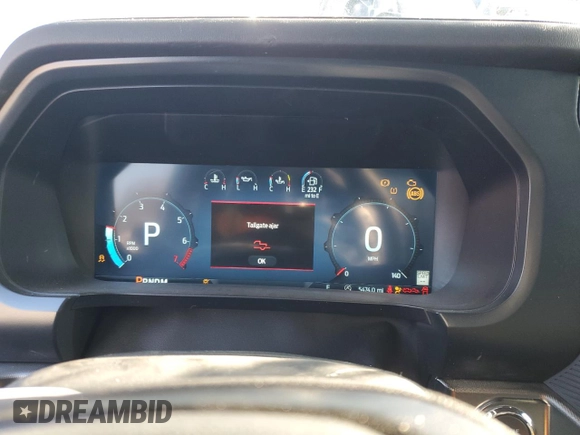 2024 Ford F-150 Raptor with VIN 1FTFW1RG1RFA22551, listed as a Copart auction lot 41604745 with 5,474 mi miles and Salvage Title. Bid and sale history available at DreamBid. Image 9.
