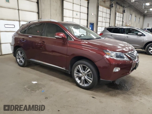 2015 Lexus RX 350 with VIN 2T2ZK1BA8FC192842, listed as a Copart auction lot 54876655 with 117,677 mi miles and Salvage Title. Bid and sale history available at carsss.com. Image 4.