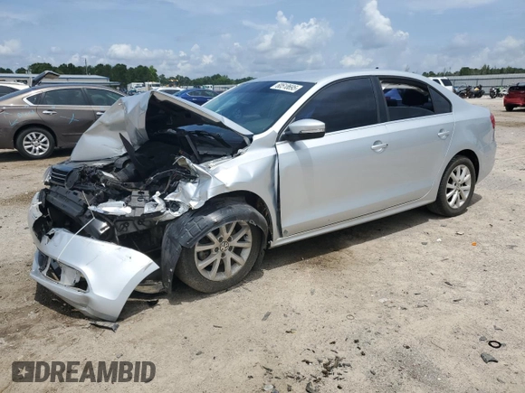 2013 Volkswagen Jetta SE z VIN 3VWDX7AJ6DM452161, wystawiony jako Copart lot #60510695 z przebiegiem Nie podano mil oraz Szkoda całkowita • Salvage title. Historia ofert i sprzedaży dostępna na DreamBid. Obrazek 1.