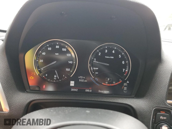 2019 BMW 2 Series M240i with VIN WBA2J5C50KVC07696, listed as a Copart auction lot 73926844 with 30,942 mi miles and Salvage Title. Bid and sale history available at DreamBid. Image 9.