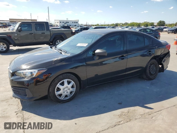 2021 Subaru Impreza with VIN 4S3GKAB60M3603289, listed as a Copart auction lot 71839504 with 83,292 mi miles and Salvage Title. Bid and sale history available at carsss.com. Image 1.