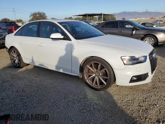 2015 Audi S4 Premium Plus with VIN WAUBGAFL1FA069940, listed as a Copart auction lot 86193774 with 110,996 mi miles and Salvage Title. Bid and sale history available at carsss.com. Image 4.
