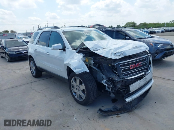 2017 GMC Acadia Limited z VIN 1GKKRSKD9HJ133277, wystawiony jako IAAI lot #37560373 z przebiegiem 94 282 mil mil oraz . Historia ofert i sprzedaży dostępna na DreamBid. Obrazek 1.