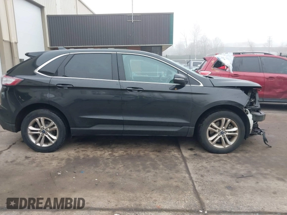 2015 Ford Edge SEL with VIN 2FMTK4J93FBC24166, listed as a IAAI auction lot 41322955 with 91,362 mi miles. Bid and sale history available at carsss.com. Image 14.