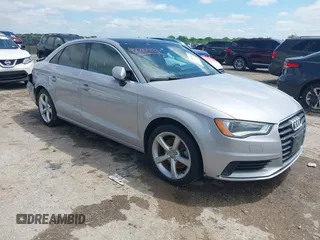 2015 Audi A3 Premium with VIN WAUACGFF1F1087004, listed as a IAAI auction lot 42205121 with 65,983 mi miles and . Bid and sale history available at DreamBid. Image 1.