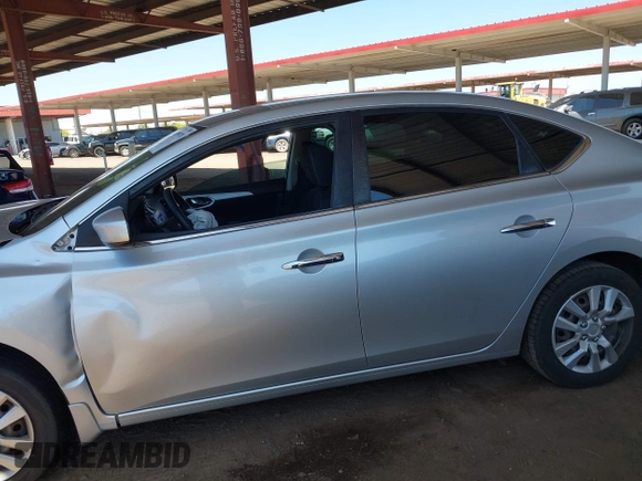 2015 Nissan Sentra S with VIN 3N1AB7AP0FY285531, listed as a IAAI auction lot 42099970 with 162,569 mi miles. Bid and sale history available at carsss.com. Image 14.