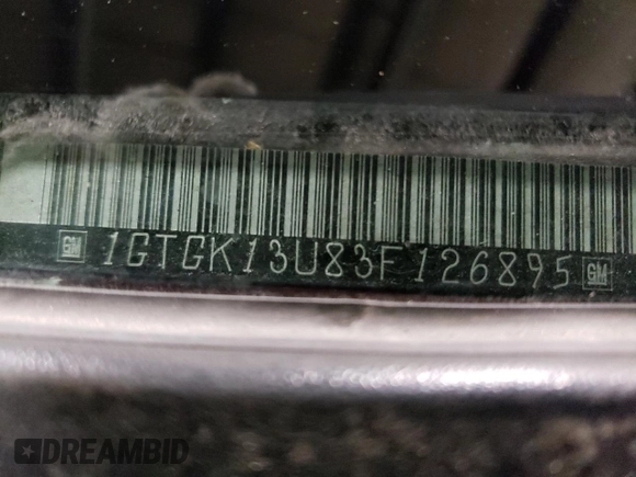 2003 GMC Sierra 1500HD SLE z VIN 1GTGK13U83F126895, wystawiony jako Copart lot #80337574 z przebiegiem Nie podano mil oraz Tytuł czysty. Historia ofert i sprzedaży dostępna na DreamBid. Obrazek 12.