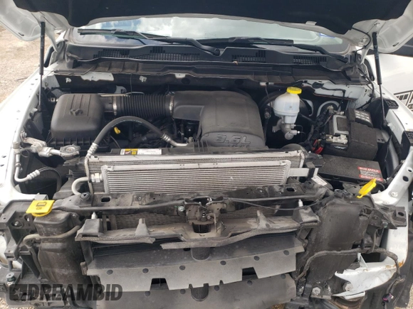 2022 Ram 1500 Tradesman with VIN 3C6JR6DG2NG395748, listed as a Copart auction lot 44686895 with 32,991 mi miles and Salvage title. Bid and sale history available at DreamBid. Image 11.