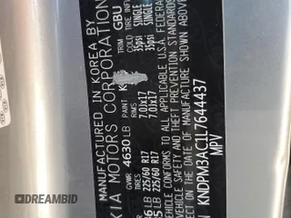 2020 Kia Sportage LX with VIN KNDPM3AC1L7644437, listed as a Copart auction lot 49708905 with 96,928 mi miles and Salvage Title. Bid and sale history available at DreamBid. Image 15.