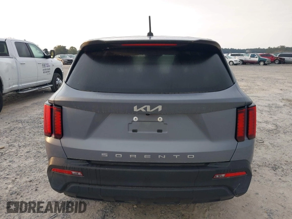 2022 Kia Sorento LX with VIN 5XYRG4LC8NG122154, listed as a IAAI auction lot 41867453 with 15,619 mi miles. Bid and sale history available at carsss.com. Image 15.