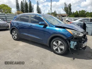 2017 Kia Niro LX with VIN KNDCB3LC2H5082018, listed as a Copart auction lot 53488755 with 122,830 mi miles and Salvage Title. Bid and sale history available at DreamBid. Image 4.
