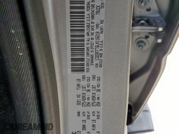 2020 Ram 1500 Lone Star with VIN 1C6SRFFT6LN116210, listed as a Copart auction lot 61764385 with 92,640 mi miles and Salvage title. Bid and sale history available at DreamBid. Image 12.