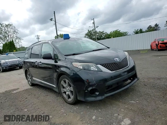 2014 Toyota Sienna SE with VIN 5TDXK3DC7ES425945, listed as a Copart auction lot 63067955 with 173,815 mi miles and Salvage title. Bid and sale history available at DreamBid. Image 13.
