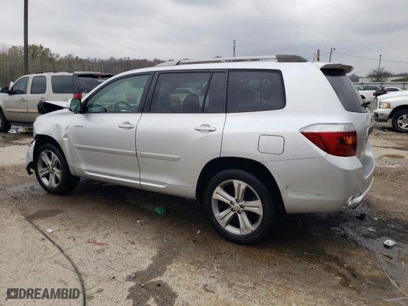 2010 Toyota Highlander Sport with VIN 5TDEK3EHXAS004085, listed as a Copart auction lot 80378414 with 240,530 mi miles and Non Repairable. Bid and sale history available at carsss.com. Image 2.