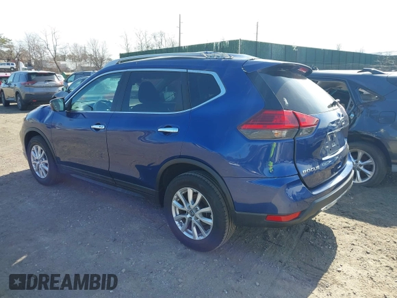 2017 Nissan Rogue SV with VIN 5N1AT2MV7HC872128, listed as a IAAI auction lot 41774393 with 67,187 mi miles. Bid and sale history available at carsss.com. Image 3.