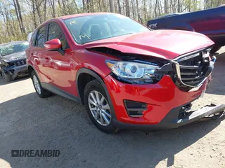 2016 Mazda CX-5 Sport with VIN JM3KE4BY7G0805631, listed as a IAAI auction lot 42028606 with 93,659 mi miles and . Bid and sale history available at carsss.com. Image 1.