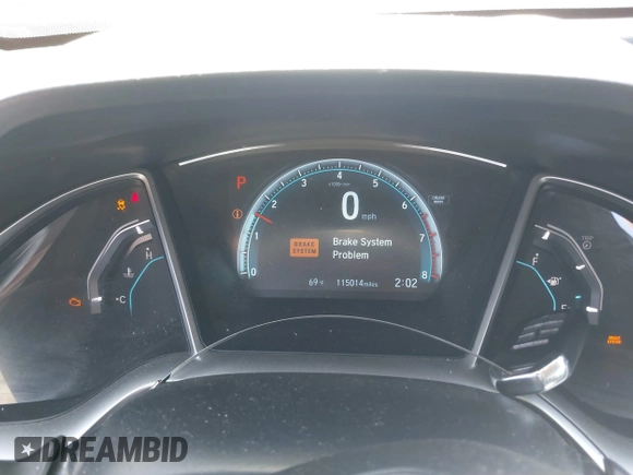 2016 Honda Civic Sedan EX-L with VIN 2HGFC1F71GH650684, listed as a IAAI auction lot 41760811 with 115,014 mi miles. Bid and sale history available at carsss.com. Image 7.