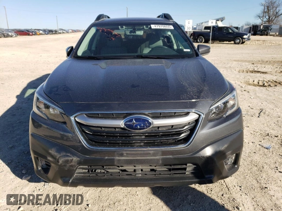2021 Subaru Outback Premium with VIN 4S4BTADC8M3170813, listed as a Copart auction lot 47970655 with 21,447 mi miles and Salvage Title. Bid and sale history available at DreamBid. Image 5.