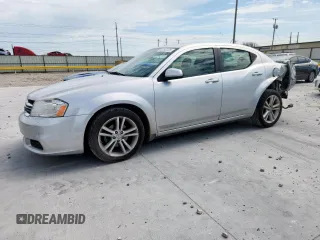 2012 Dodge Avenger SXT with VIN 1C3CDZCB7CN183153, listed as a Copart auction lot 63293725 with 122,681 mi miles and Salvage title. Bid and sale history available at DreamBid. Image 1.
