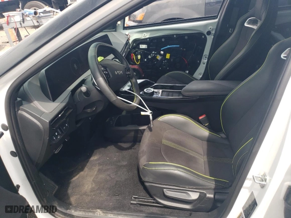 2023 Kia EV6 GT with VIN KNDC5DLE3P5132244, listed as a Copart auction lot 65258414 with 14,206 mi miles and Salvage Title. Bid and sale history available at carsss.com. Image 7.