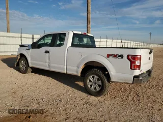 2018 Ford F-150 XL with VIN 1FTFX1E54JKC04497, listed as a Copart auction lot 53398455 with 198,473 mi miles and Salvage title. Bid and sale history available at DreamBid. Image 2.
