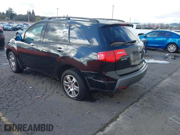 2007 Acura MDX with VIN 2HNYD28277H533455, listed as a IAAI auction lot 41797089 with 178,202 mi miles. Bid and sale history available at carsss.com. Image 3.