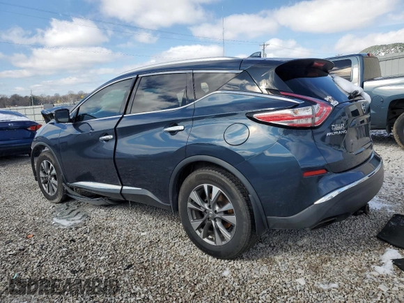 2017 Nissan Murano SL with VIN 5N1AZ2MHXHN117469, listed as a Copart auction lot 45397545 with 123,792 mi miles and Salvage title. Bid and sale history available at DreamBid. Image 2.