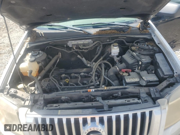 2010 Mercury Mariner with VIN 4M2CN8B76AKJ17945, listed as a Copart auction lot 58177785 with Not provided miles and Salvage title. Bid and sale history available at DreamBid. Image 12.