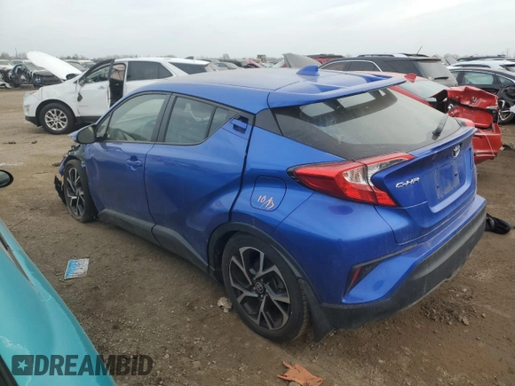 2021 Toyota C-HR LE with VIN JTNKHMBX4M1108510, listed as a Copart auction lot 48866935 with 63,312 mi miles and Salvage Title. Bid and sale history available at carsss.com. Image 2.