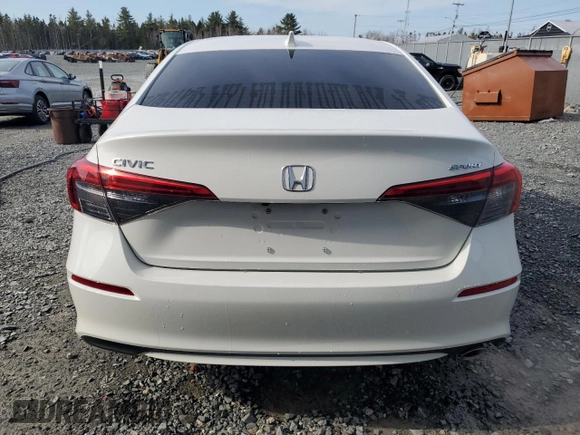 2024 Honda Civic Sedan Sport with VIN 2HGFE2F54RH108710, listed as a Copart auction lot 52688725 with 24,936 mi miles and Salvage Title. Bid and sale history available at carsss.com. Image 6.