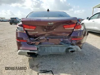 2020 Kia Optima LX with VIN 5XXGT4L35LG430533, listed as a Copart auction lot 60634995 with 58,376 mi miles and Clean title. Bid and sale history available at DreamBid. Image 6.