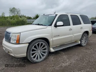 2005 Cadillac Escalade z VIN 1GYEK63N95R204674, wystawiony jako Copart lot #55854175 z przebiegiem 303 771 mil mil oraz Tytuł czysty. Historia ofert i sprzedaży dostępna na DreamBid. Obrazek 1.