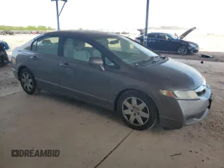 2009 Honda Civic LX z VIN 19XFA16599E050691, wystawiony jako Copart lot #58538835 z przebiegiem 162 377 mil mil oraz Czysty tytuł • Clean title. Historia ofert i sprzedaży dostępna na DreamBid. Obrazek 4.