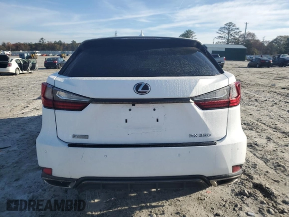 2020 Lexus RX 350 F Sport with VIN 2T2SZMDAXLC235598, listed as a Copart auction lot 82036884 with 47,168 mi miles and Salvage title. Bid and sale history available at DreamBid. Image 6.