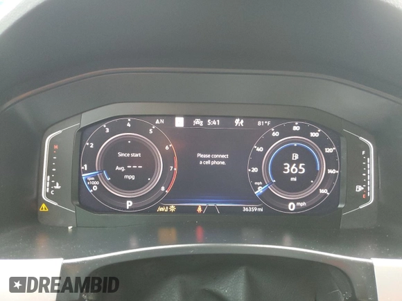 2023 Volkswagen Atlas SEL Premium R-Line с VIN 1V2FR2CAXPC516535, выставлен на аукционе Copart как лот 54728735 с пробегом 36 359 миль миль и Чистый • Clean title. История ставок и продаж доступна на DreamBid. Изображение 9.
