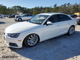 2017 Audi A4 Premium with VIN WAUANAF47HN001938, listed as a Copart auction lot 47677255 with 70,018 mi miles and Salvage Title. Bid and sale history available at carsss.com. Image 1.
